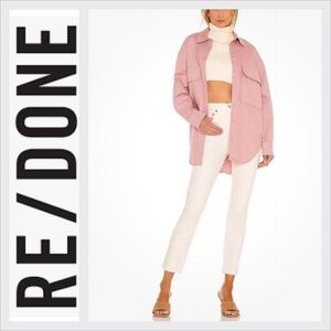 RE/DONE 90s High Rise Ankle Crop Jeans vintage white 27